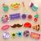 16 Pcs Navratri Garba Night Photo Booth Props Kit Garba Decoration Item Happy Navaratri Hindu Festival Party Favors Decorations Kit for Photoshoot Home Indoor Outdoor Decor